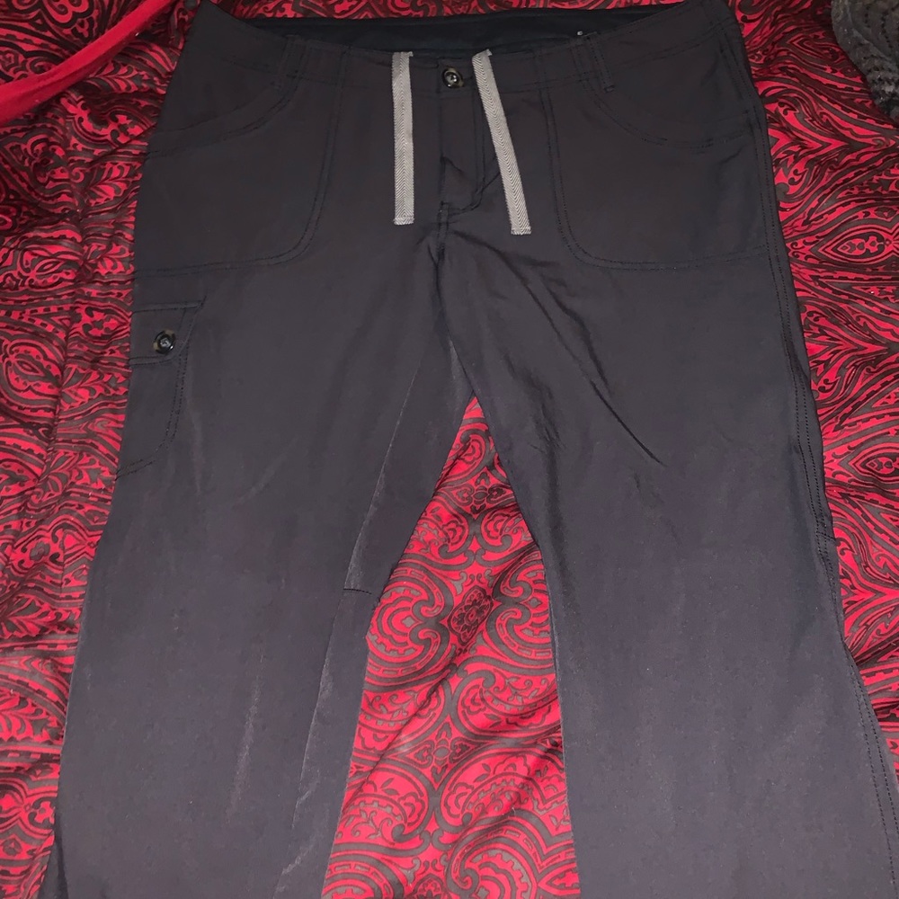 SLATE GREY REI CO OP WOMENS NYLON CARGO PANTS